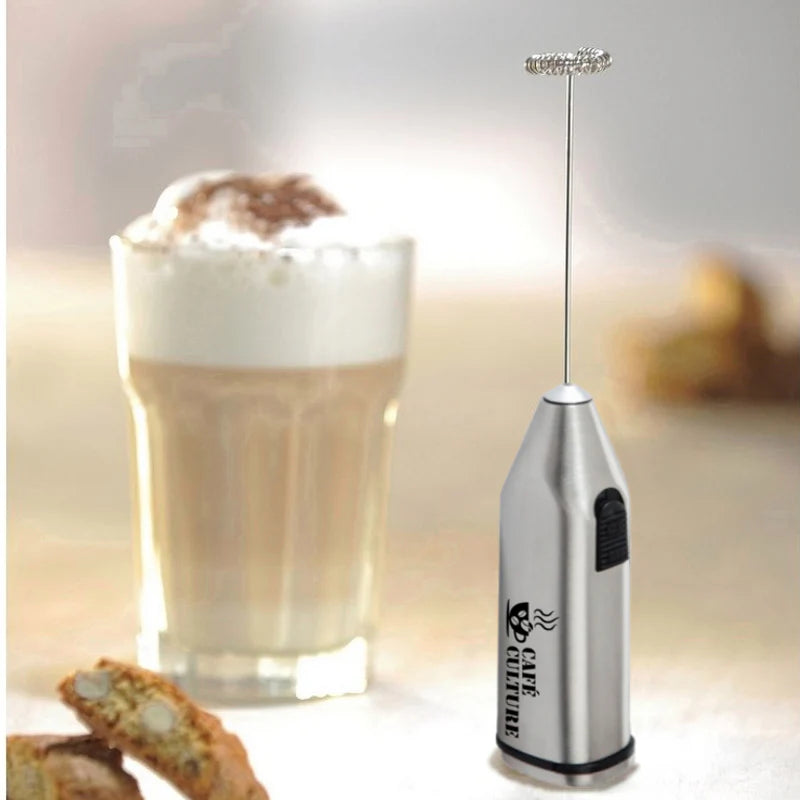 Café Culture | Chrome electronic manual milk frother