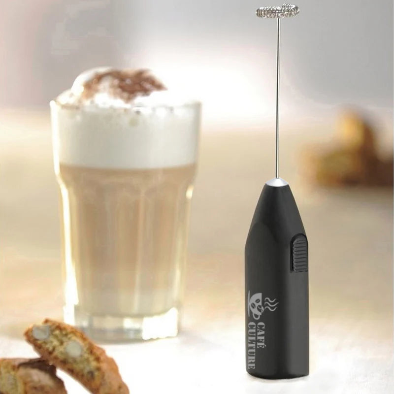 Café Culture | Black electronic manual milk frother