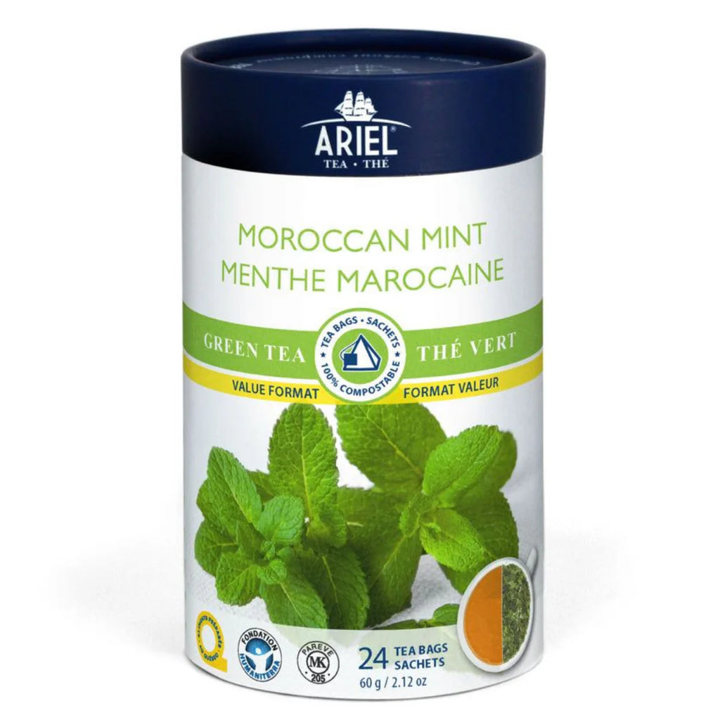 Ariel | Moroccan Mint Green Tea - 24 tea bags