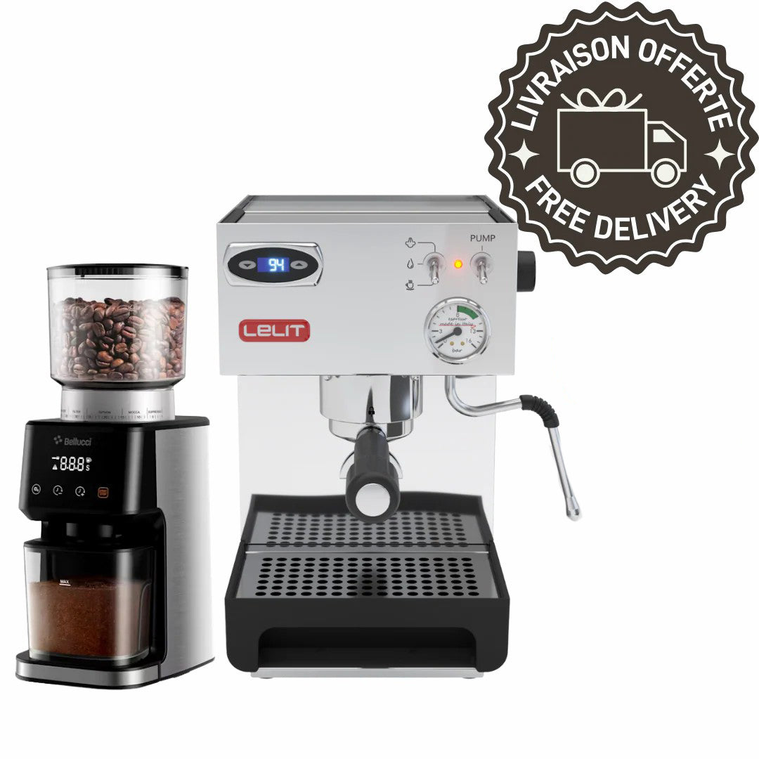 Lelit Anna PL41TEM and Bellucci Casa mill