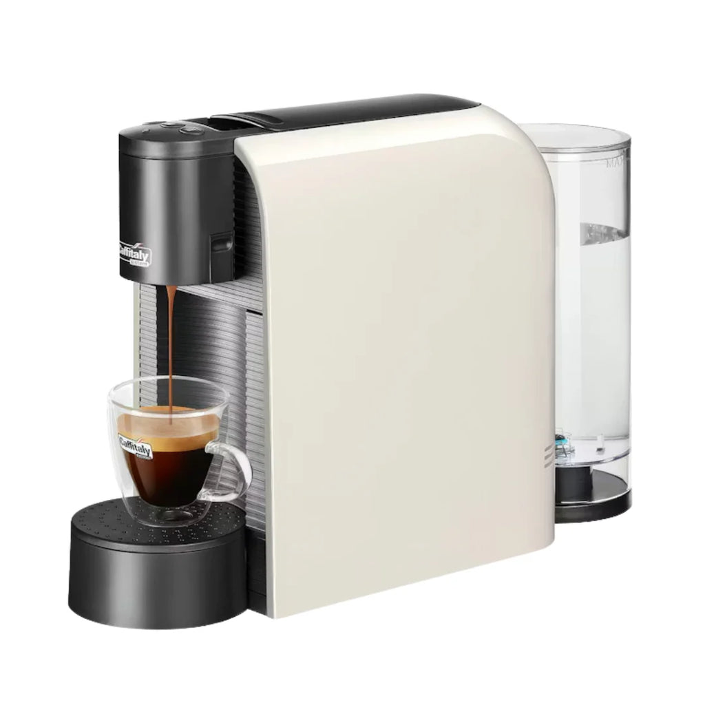 Caffitaly coffee machine | S36 white + tasting box