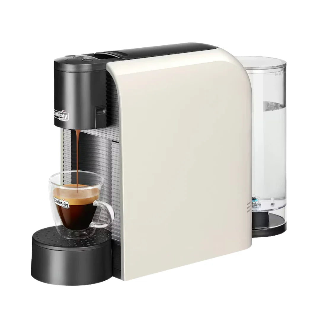 Caffitaly coffee machine | S36 white + tasting box