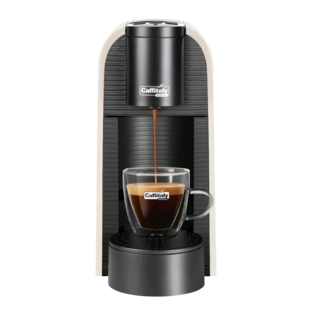Caffitaly coffee machine | S36 white + tasting box