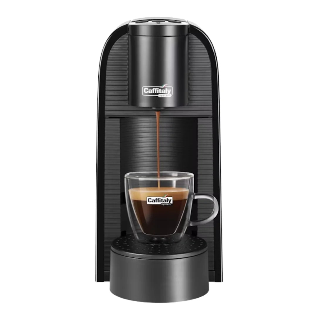 Caffitaly coffee machine | S36 black + tasting box