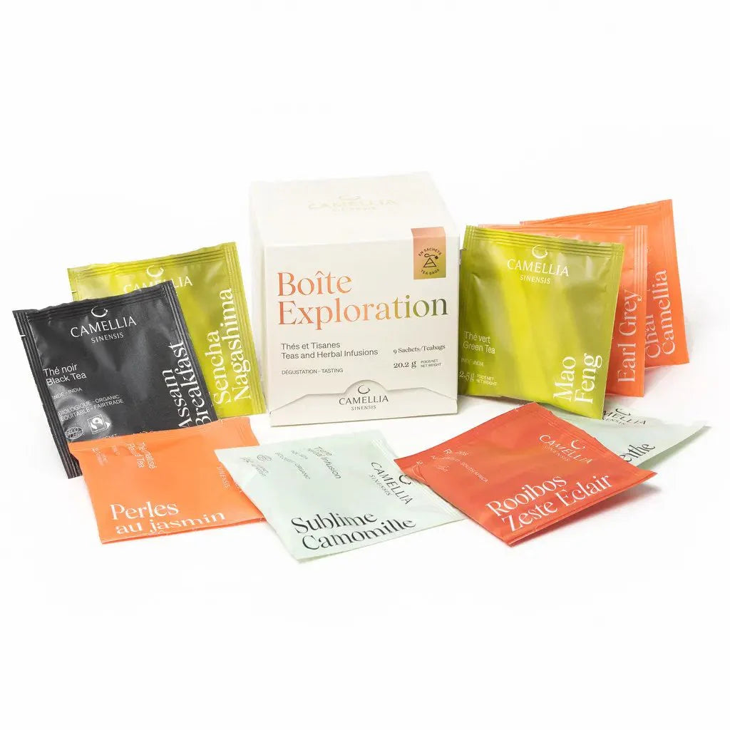 Camellia Sinensis | Exploration Box of 9 tea and herbal tea bags