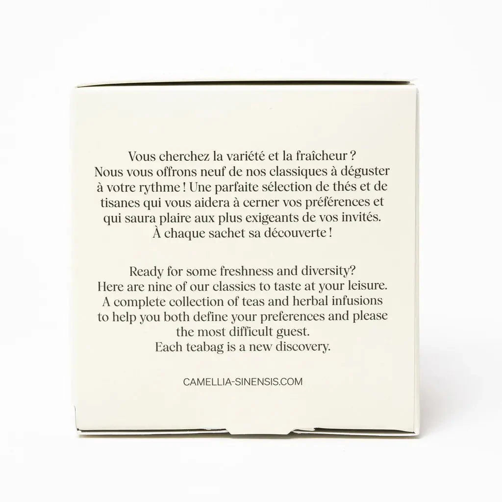 Camellia Sinensis | Exploration Box of 9 tea and herbal tea bags