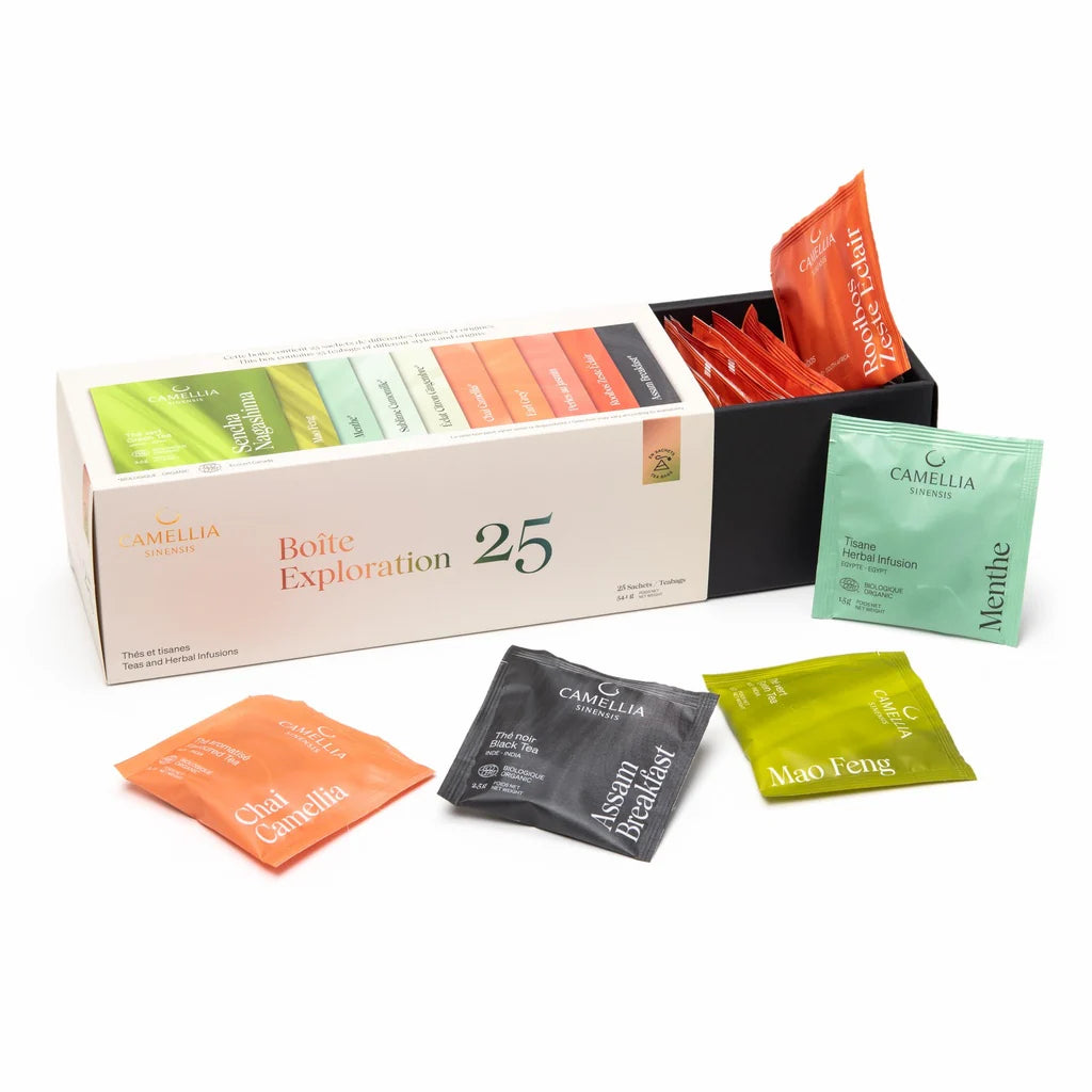 Camellia Sinensis | Exploration Box of Teas and Herbal Infusions - 25 sachets