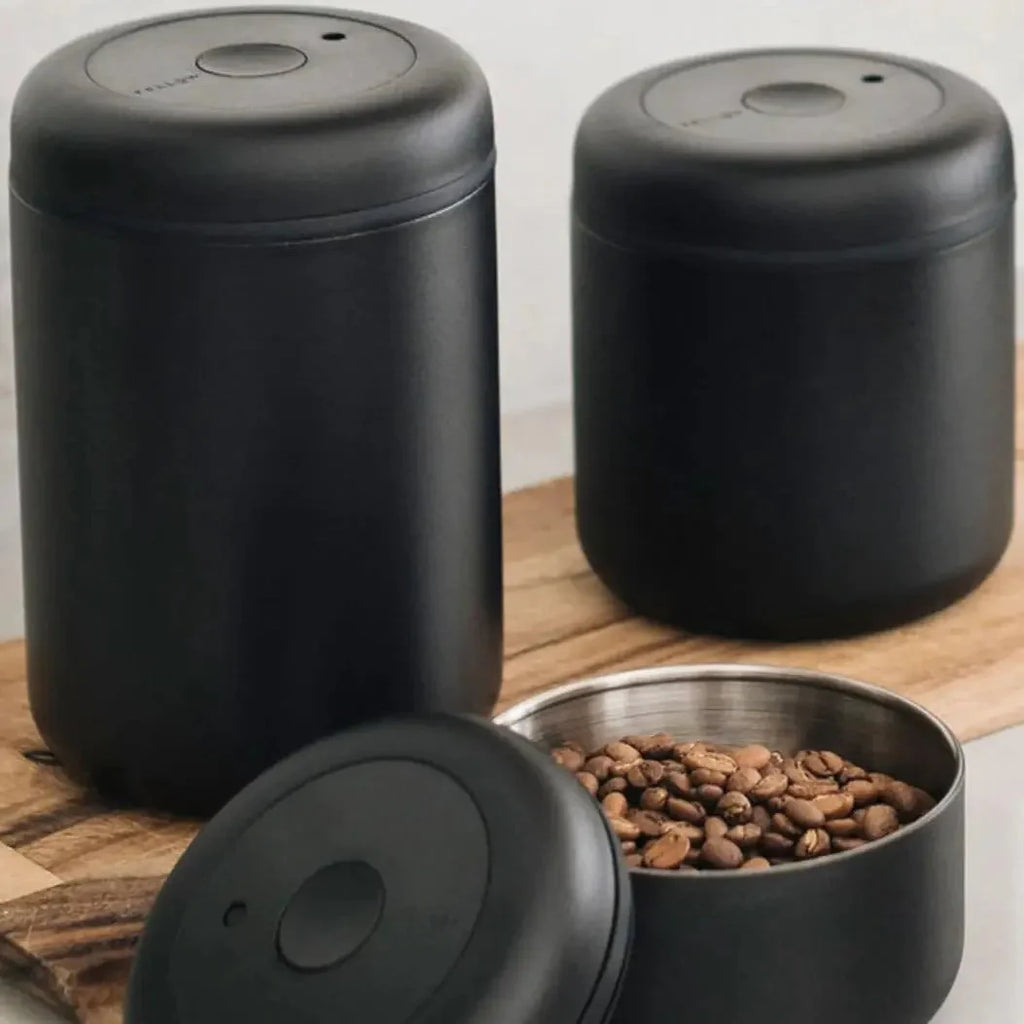 Fellow | Atmos matte black coffee container 1.2L