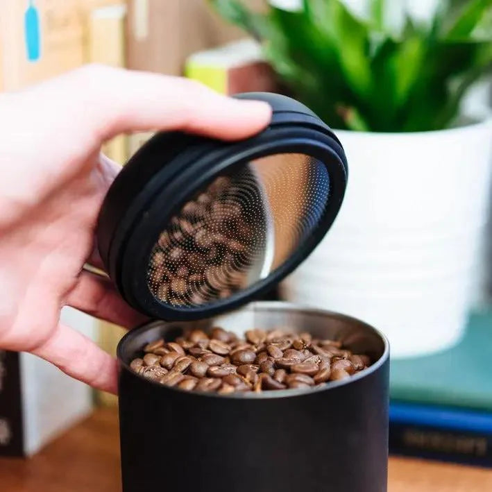 Fellow | Atmos matte black coffee container 1.2L
