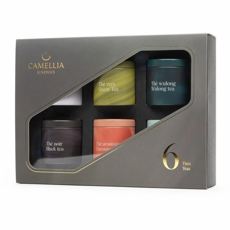 Camellia Sinensis | Discovery Assortment: 6 boxes of loose leaf teas and herbal infusions
