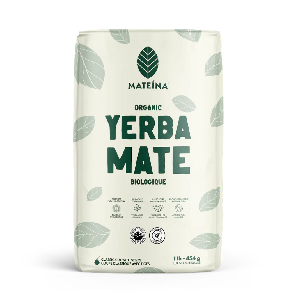 Mateina | Organic and Fair Trade Yerba Mate Leaf Tea - 454g
