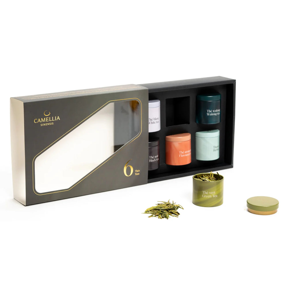 Camellia Sinensis | Discovery Assortment: 6 boxes of loose leaf teas and herbal infusions